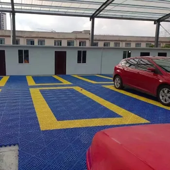 Free Flow PVC Garage Floor for Jack Safety