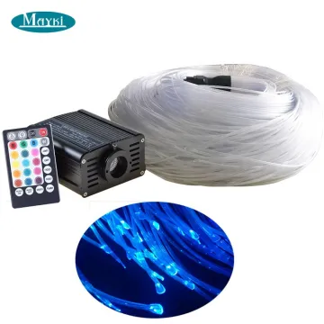 Sensory Led Fiber Optic Lights - 3x0.75mm Sparkle Side Glow Cable for Sensory Kit