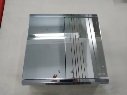 Single Door Wall Mounted Bathroom Mirror Cabinet