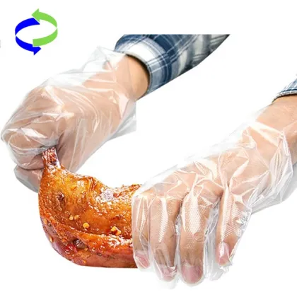 Biodegradable PE Gloves - Plastic Kitchen Gloves, Waterproof & Cleanable