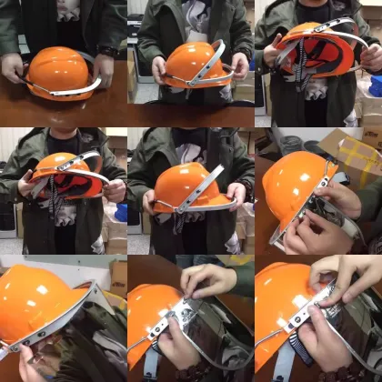 Heat radiation protective face shield