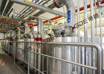 Four Vessels Micro Brewing Equipment 50 Bbl Steam Heated Brewhouse