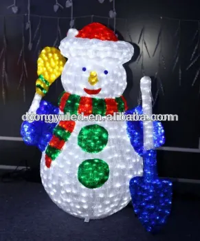 DONGYU LIGHTING FACTORY - LED ABS Plastic Snow Man Light