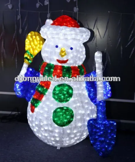 DONGYU LIGHTING FACTORY - LED ABS Plastic Snow Man Light