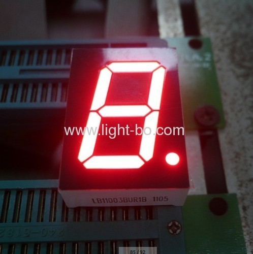 Super Bright Red Anode 1" 7 Segment Led Display 