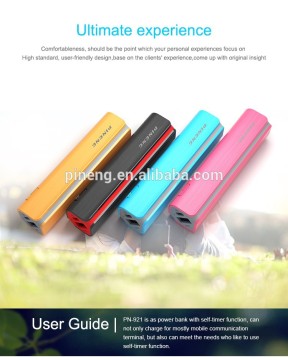 2017 PINENG PN-922 mini power bank 2500 mAh