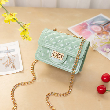 Women Kids Jelly Clear Purse Cross Body Bag Mini  Handbags Ladies Purse 2021 Latest Design Fancy Girls
