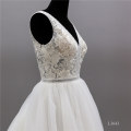 newest style stand collar women lady bridal plus size wedding gown