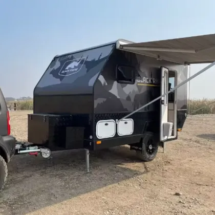 mobile touring travel trailers rv caravan trailer camper