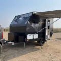 Independent suspension compact off road camper trailer