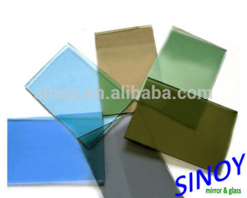 4mm 5mm 6mm 8mm برونز لون أخضر أزرق رمادي Float زجاج ملون زجاج، مع معيار حجم 2134 x 3300mm