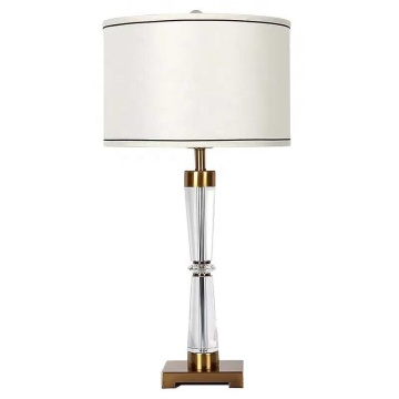 European Style Crystal Romantic Blue Bedroom Bedside Lamp