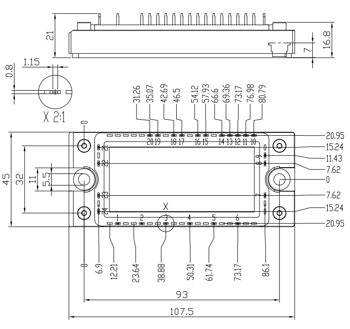 LEGM40BF120L4HZ Package Dimensions