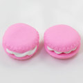 100pcs Χονδρικό Kawaii Colorful Polymer Round Cabochon Clay Simulation Food Macaroon DIY Deco Parts Accessories