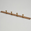 Brass vintage brass brushed row hook coat hook