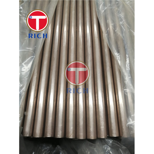 Tubo de aleación de cobre C70400 C70600 para tubos de condensador