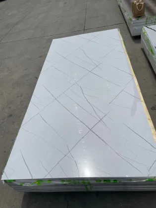 Mirror Finish UV Cured Marble Sheet Fade Resistant
