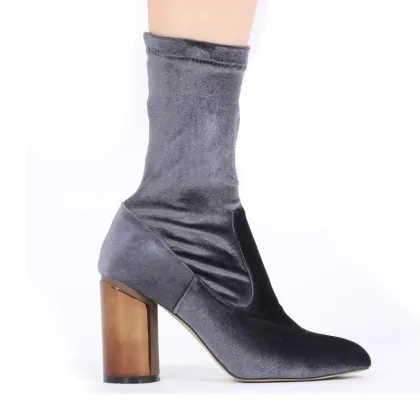 women faux suede short ankle boots