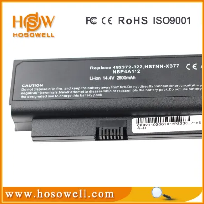 Replacement and compatible laptop computer battery for HP 2230 cq20 4cell