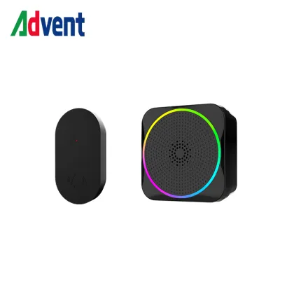 Battery-Powered Doorbell with Led Flash Lighting