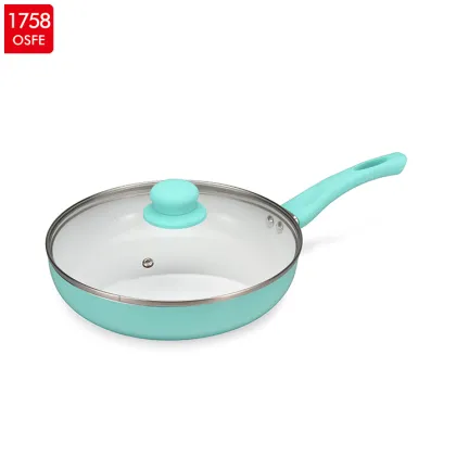 Popular Ceramic Coating Aluminium Casserole Pink Color