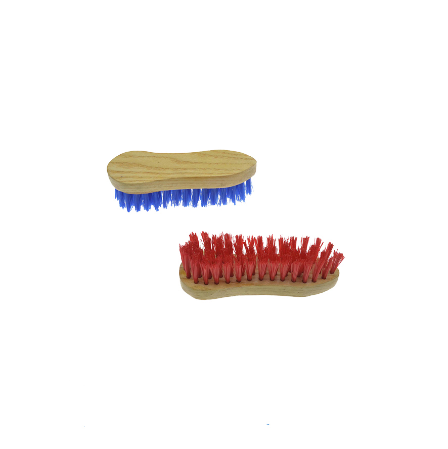 Brosse de toilettage à cheval Brosse du corps arrière en bois