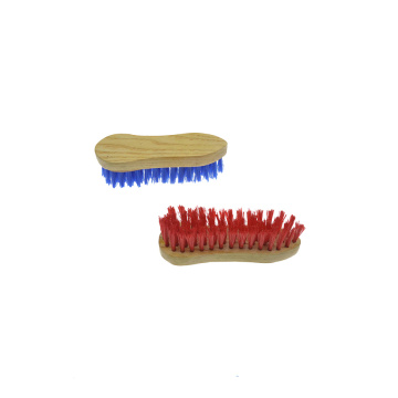 Brosse de toilettage à cheval Brosse du corps arrière en bois