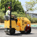 Dependable performance 800 kg hydraulically driven vibratory road roller