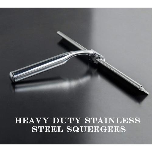 Stainless steel kitchen glass shower door squeegee