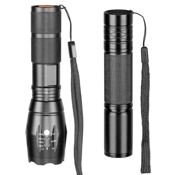Powerful Hunting Flashlight: Factory Price P90 Rechargeable LED Torch with Large Capacity