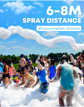 MOKA MK-H04 1800W Pro Foam Machine for Outdoor/Indoor Parties and Events