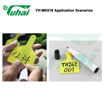 Black Color Livestock Ear Tag Marking Pen