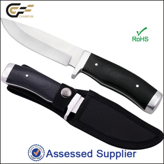 Best Outdoor Fixed Blade Micarta Handle Hunting Knives For Sale