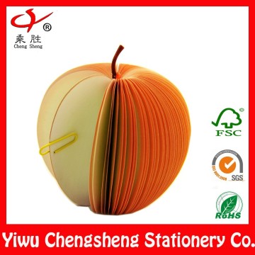 Nice custom shaped fruit notepad