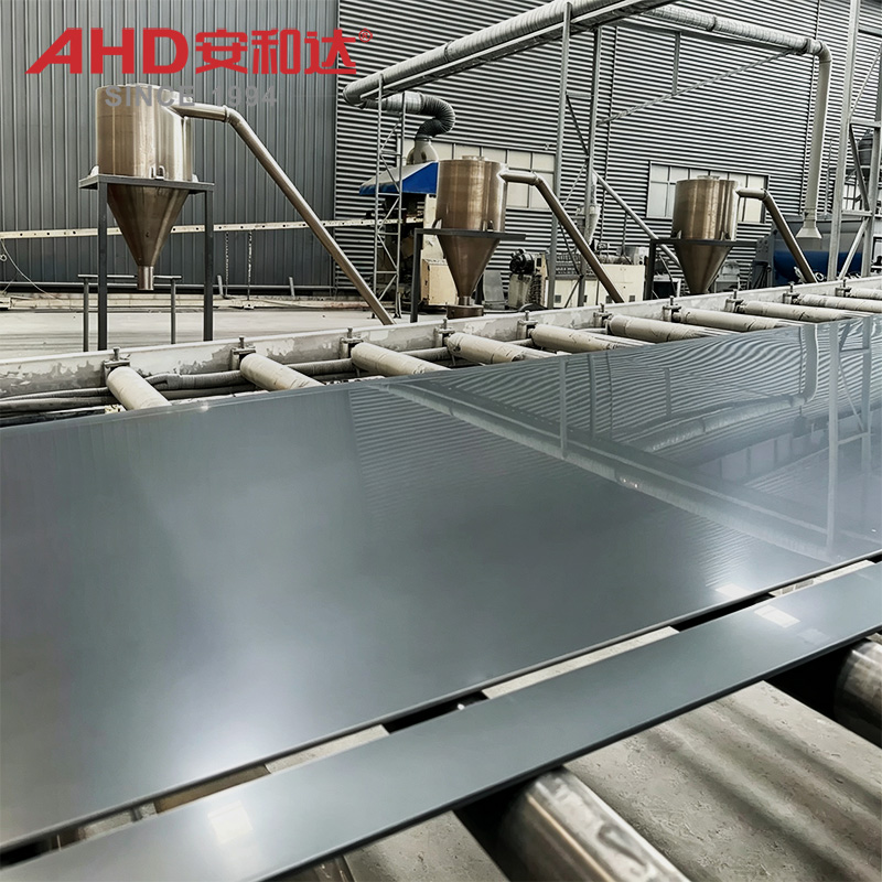Grey High Density Solid Rigid UPVC Sheet Chemical Resistant Anti-corrosion PVC-U Plate