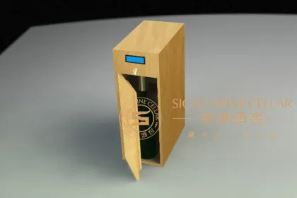 SICAO Innovation 1 bottle Wooden Home Wine Dispenser Machine