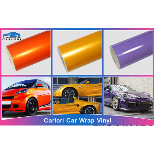 Satiinmetallvalge auto wrap vinüül