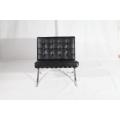 Modern Furniture Black Leather Barcelona Chair Replica