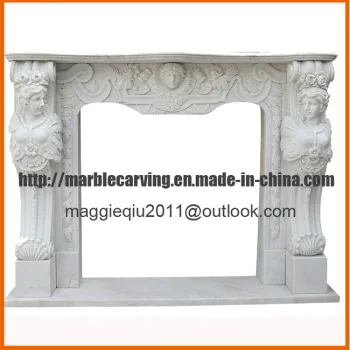 Female Statue Fireplace Mantel Mf1723