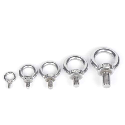 Eyebolt nuts M3-M48 nuts 304 316 stainless steel eyebolt screw nut Manufactory
