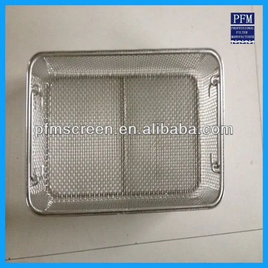 medical stainless steel disinfecting basket (factory)