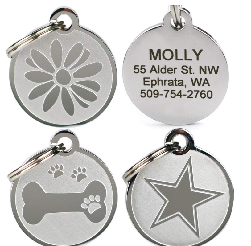 Custom Engraved Pet ID Tags