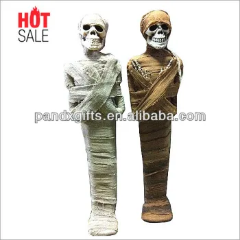Life size dead mummy halloween standing 24inch mummy