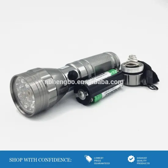 15 white led and 1 red laser torchs with compass on the bottom