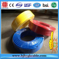 H07V-U 1,5 mm Cable eléctrico de 2,5 mm Cable de construcción de PVC Bs6004 Cable eléctrico de cobre