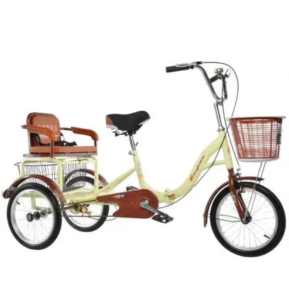 New Shock-Absorbing Middle-Aged and Elderly Tricycle/Pedal Tricycle for Adult Leisure