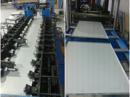 Many sizes shelf  panel rolling machine