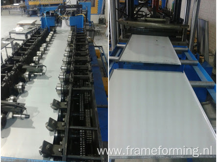 Many sizes shelf  panel rolling machine