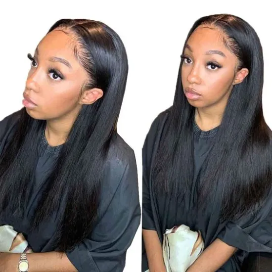 Unprocessed Brazilian Human Hair Straight Lace Wig OEM Vendors 13x4/13x6/5x5/4x4 Virgin Cuticle Aligned Lace 100% Human Hair Wig