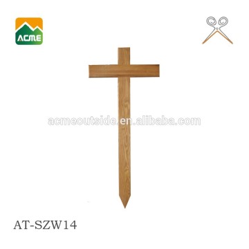 AT-SZW14 good quality wooden cross factory